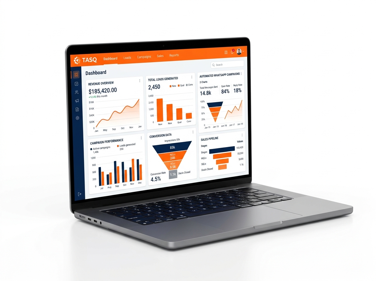 TASQ Unified CRM and Business Automation Platform